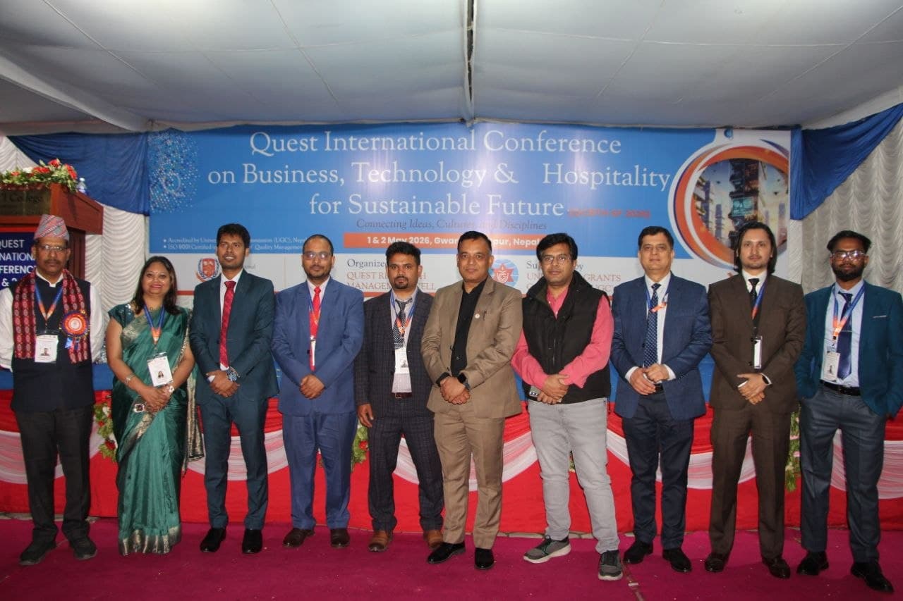 BKSR team at the Quest International Conference, Nepal